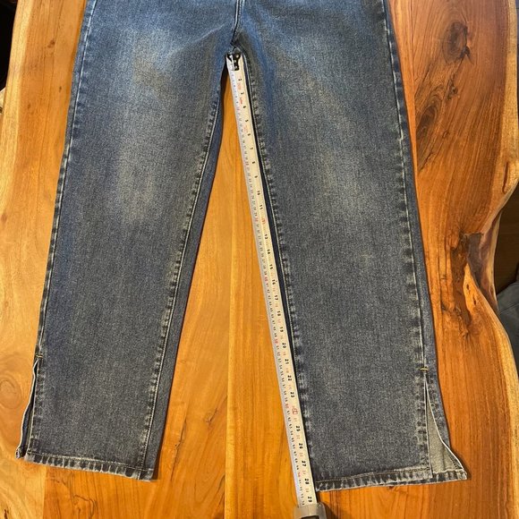 PLT Jeans Split Cuff Size 14, Short - Picture 2 of 10